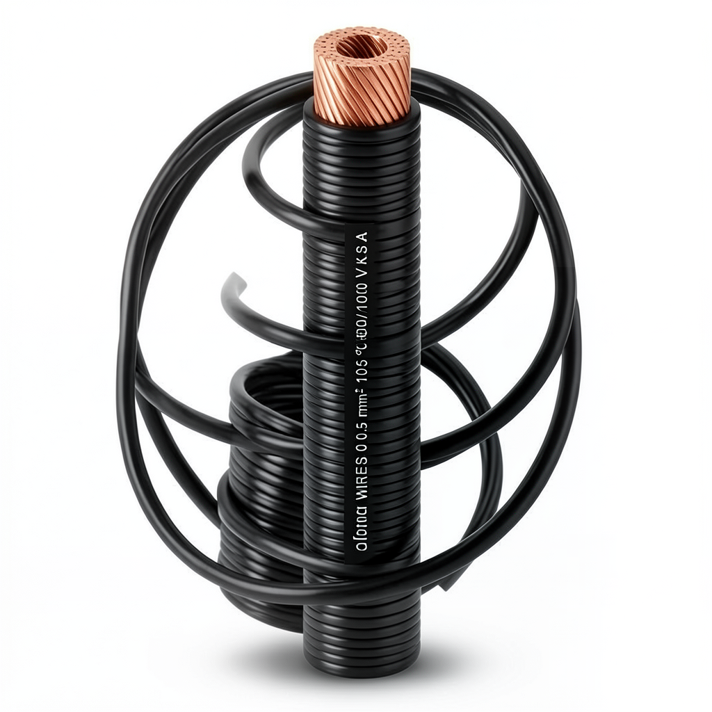 Copper Flexible Wire 70mm2 600/1000V PVC Insulation Black | Al Fanar