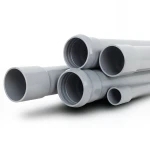 UPVC Pipes Plasco Schedule 80 Size 8 inch Thickness 12.7 mm Gray
