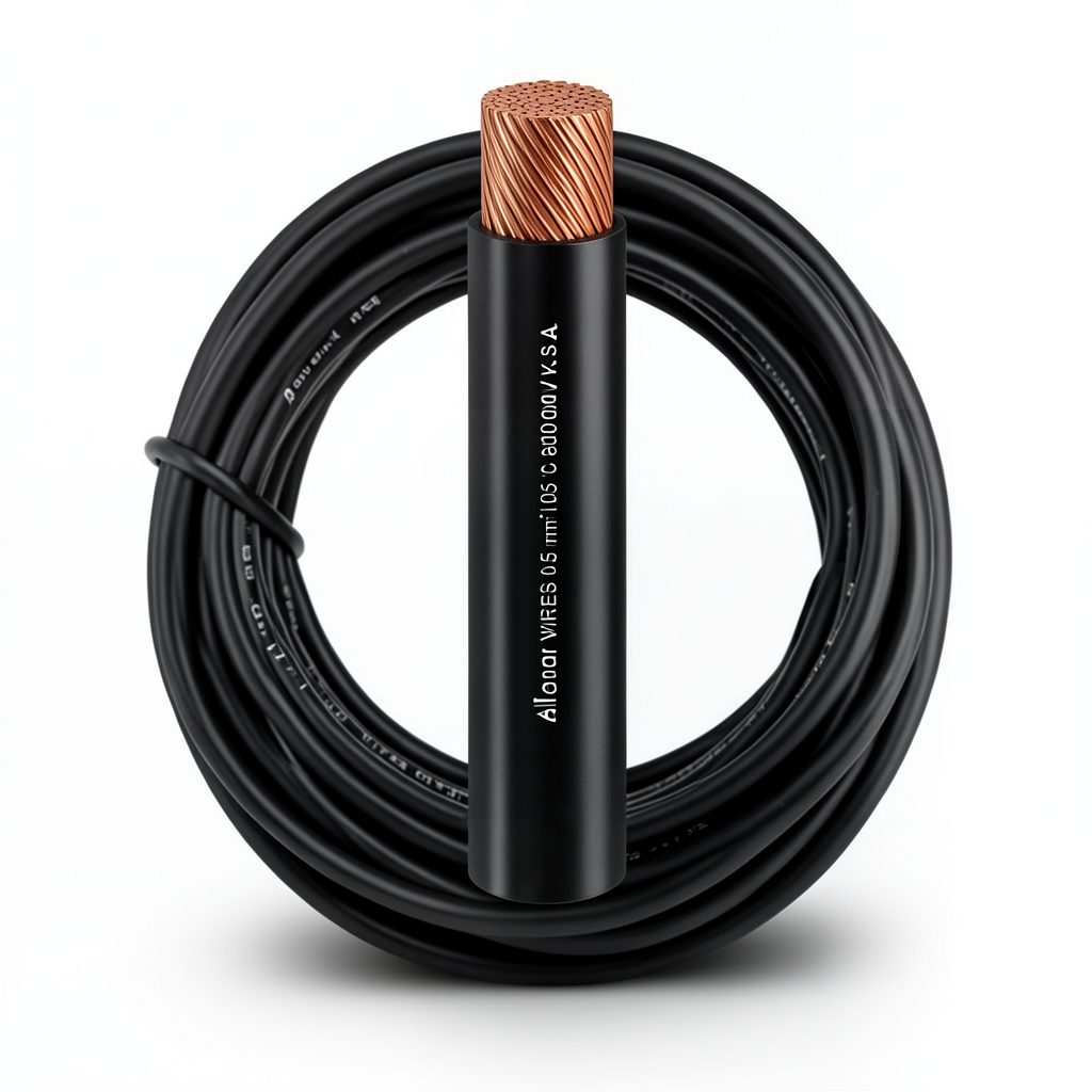 Copper Flexible Electrical Wire 120mm 600/1000V PVC Insulation Black | Al Fanar