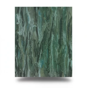 Patterned Wall Decoration 10m x 1.06m Dark Green Model 83685