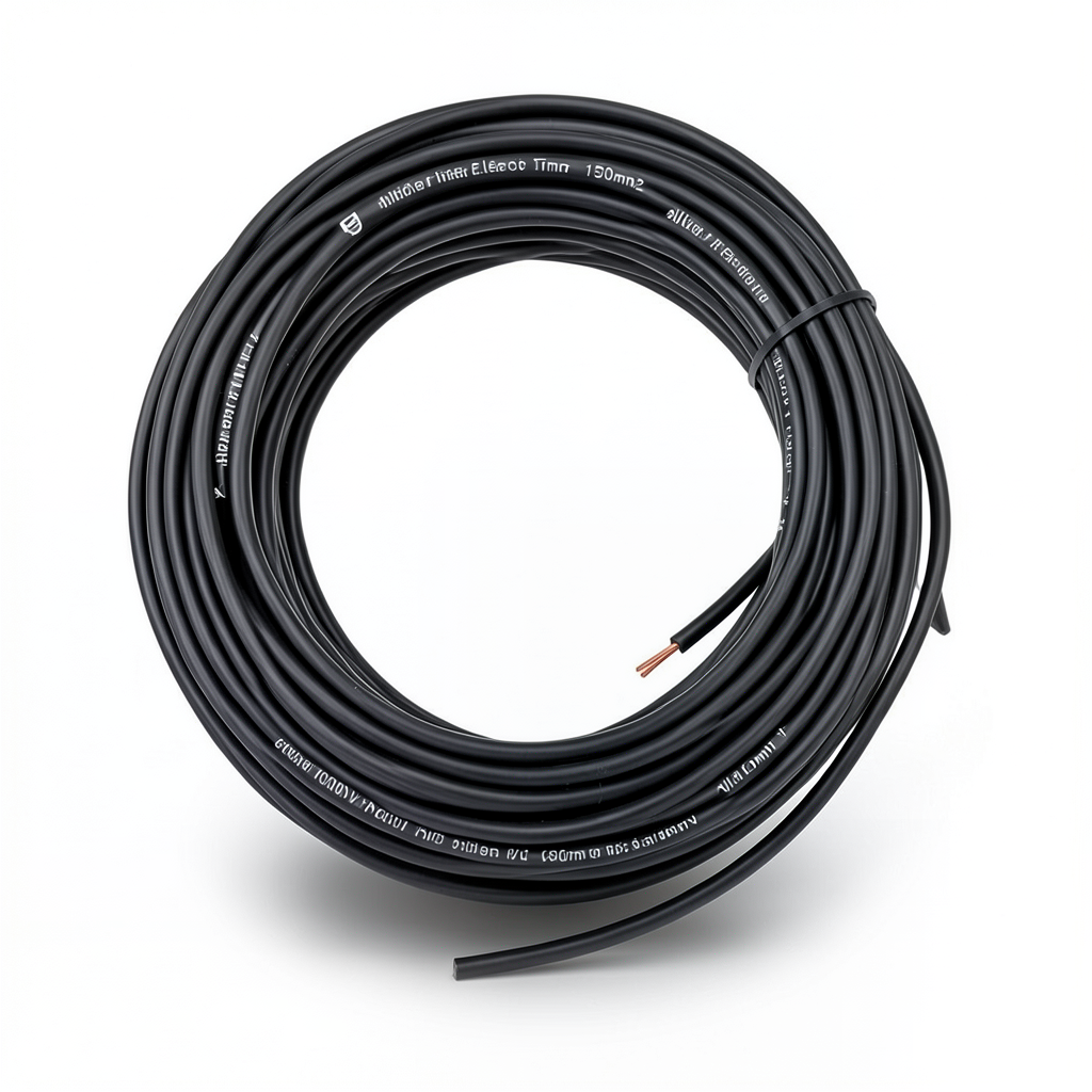 سلك كهرباء نحاس شعر 150mm2 600/1000V عزل PVC لون أسود | شركة الفنار
