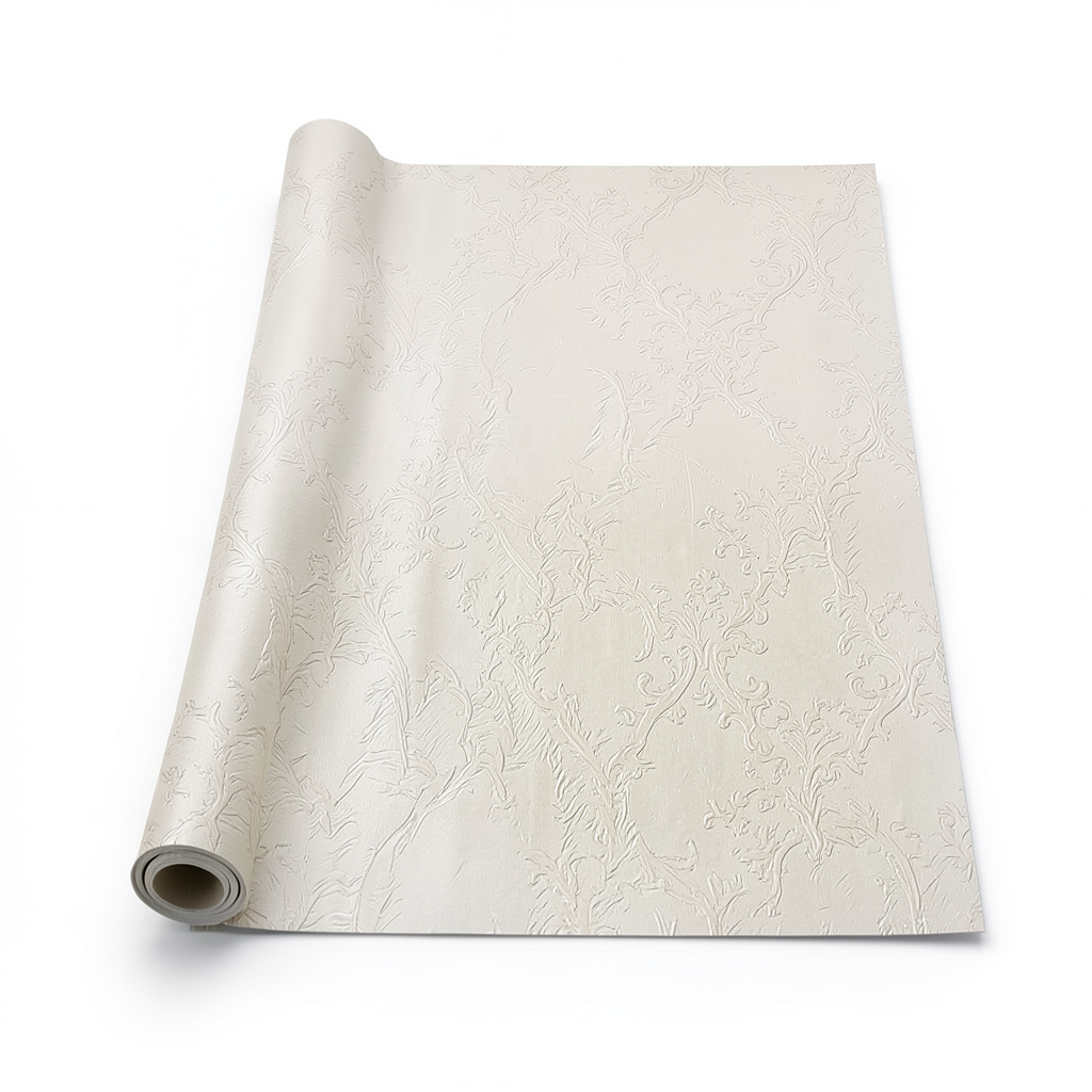 Italian Wallpaper Pattern Design 10m x 0.73m, Light Beige