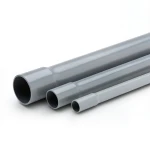 UPVC Pipe 2 Bar Pressure 400 mm OD 3.2 mm Thickness Grey Color