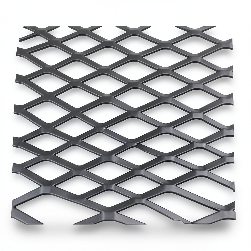 Hot Rolled Black Steel Expanded Metal Mesh Thickness 6 mm Width 1.22 m Length 1 m