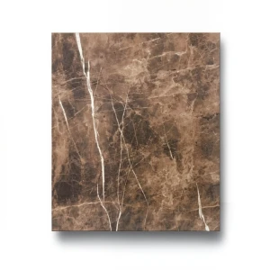Rectangular Porcelain Floors 11 mm Thickness, 90x45 cm, Emperador Color, Amore Design