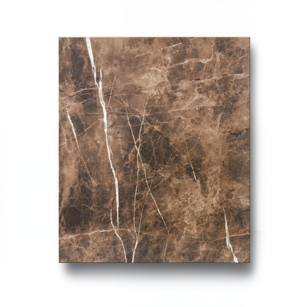 Rectangular Porcelain Floors 11 mm Thickness, 90x45 cm, Emperador Color, Amore Design