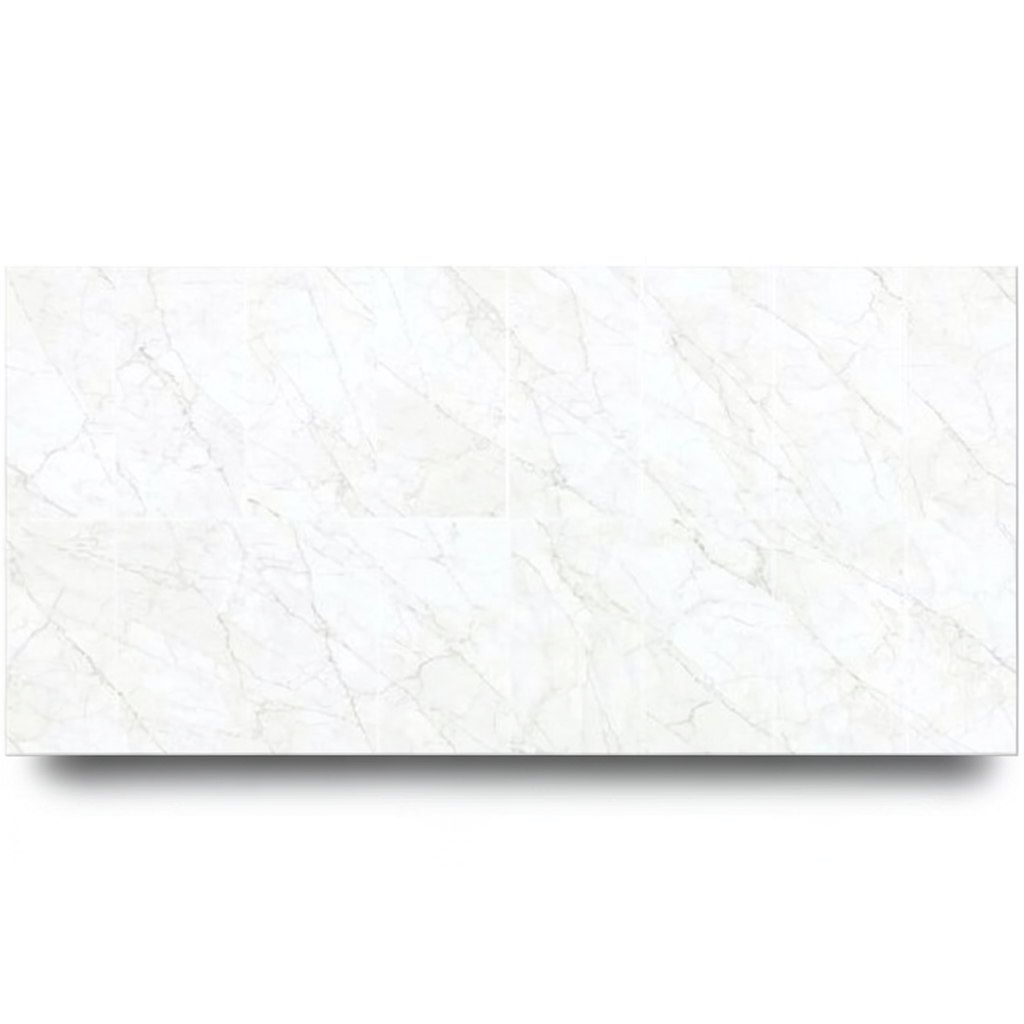 Rectangle Porcelain Floors 60x120 cm, White, Mauricio Model