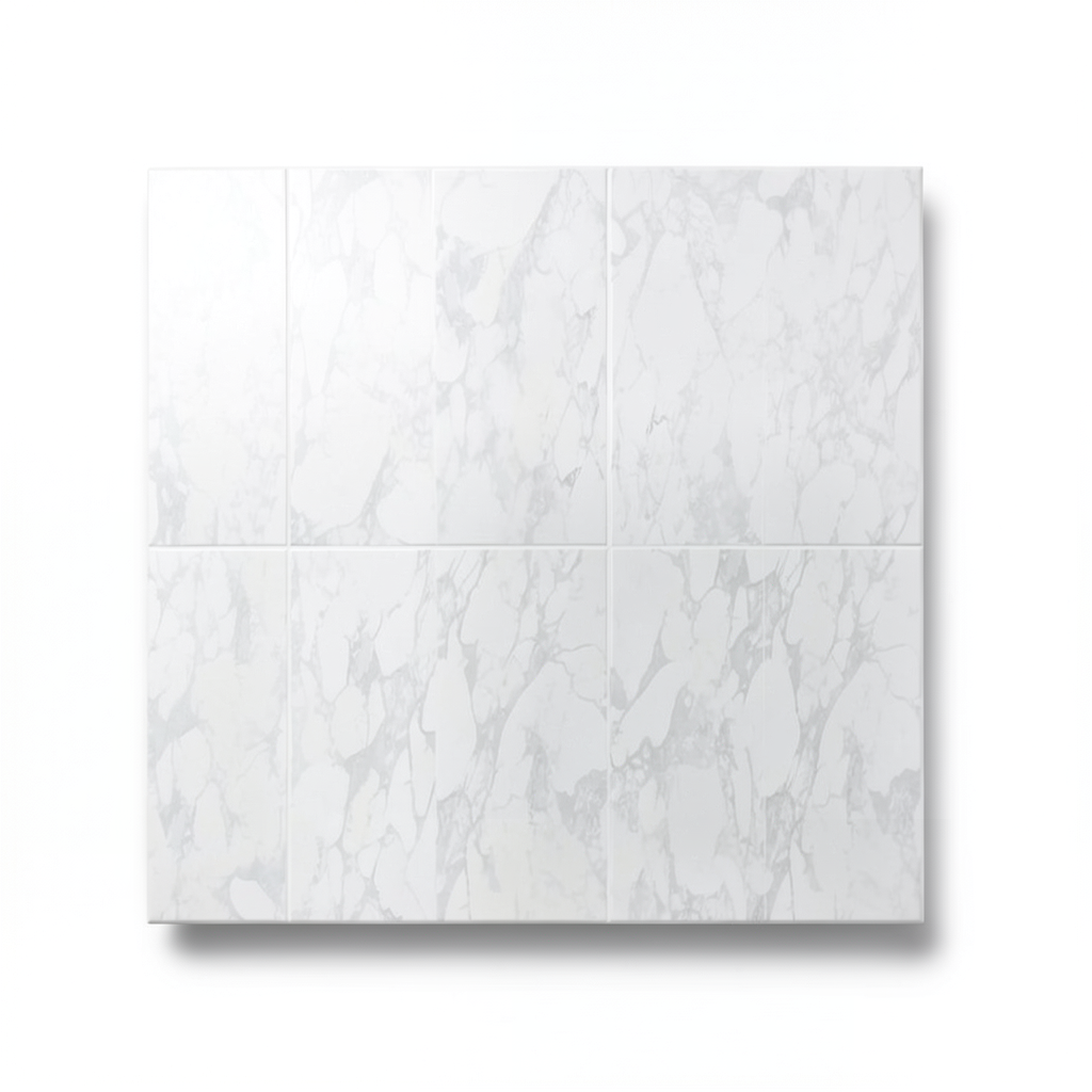 Porcelain Floor Tiles 60x120 cm, White Color, Tivoli Model