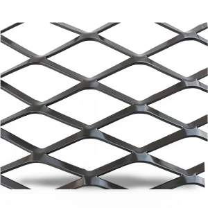 Hot Rolled Black Steel Expanded Metal Mesh Thickness 2.8 mm Width 1.22 m Length 3 m