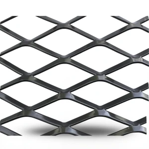 Hot Rolled Black Steel Expanded Metal Mesh Thickness 3.8 mm Width 1.22 m Length 3 m
