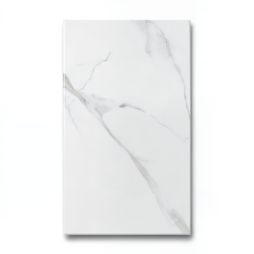 Floor Porcelain Tile 150x75 cm, White Color, Lumière Model