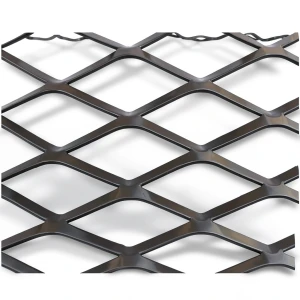 Hot Rolled (Black) Steel Expanded Metal Mesh Thickness 4.8 mm Width 1.22 M Length 3 M