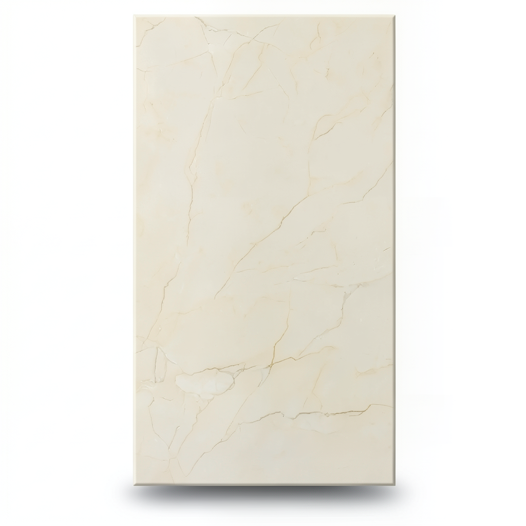 بلاط بورسلان ارضيات مقاس 150×75 سم، لون كريمي، موديل Caryn