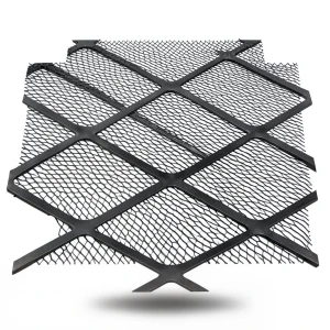 Hot Rolled Black Steel Expanded Metal Mesh Thickness 1.2 mm Width 1.22 m Length 2 m