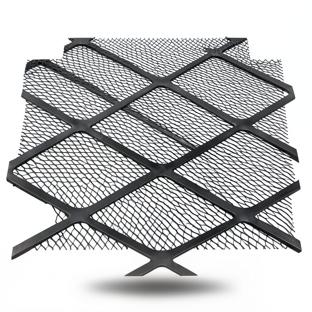 Hot Rolled Black Steel Expanded Metal Mesh Thickness 1.2 mm Width 1.22 m Length 2 m