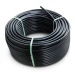 HDPE Coil Pipe Pressure 6 Bar PE 80 Size 90 mm SDR 22 Black