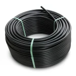 HDPE Polyethylene Plastic Coil Pipe 6 Bar Pressure PE 80 140 mm SDR 22 Black