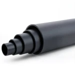 HDPE Pipe Pressure 4 Bar PE 80 Size OD 180 mm SDR 33 Black