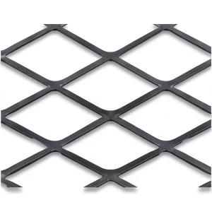 Hot Rolled Black Steel Expanded Metal Mesh 1.4 mm Thickness 1.22x1 m