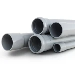 UPVC Pipes Plasco Schedule 80 Size 1½ inch Thickness 5.1 mm Gray