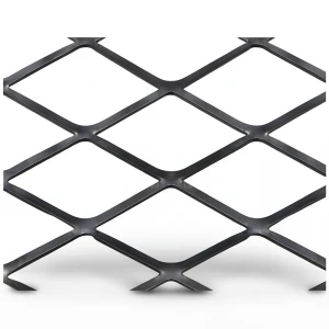 Hot Rolled Black Steel Expanded Metal Mesh Thickness 1.4 mm Width 1.22 m Length 7 m