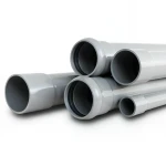 UPVC Pipes Plasco Schedule 80 Size 1½ inch Thickness 5.1 mm Gray