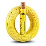 Stranded Copper AWM American Wire 600V 1 AWG PVC Insulated Yellow 500ft | Al Fanar