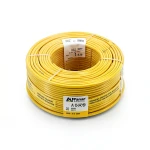 Stranded Copper AWM Wire 600V 1/0 AWG PVC Insulation Yellow 500ft Coil | Al Fanar