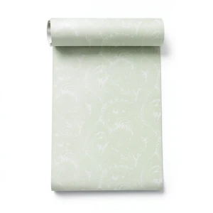 Patterned Wallpaper Pale Green, 10 m Length, 0.53 m Width, Model 18382