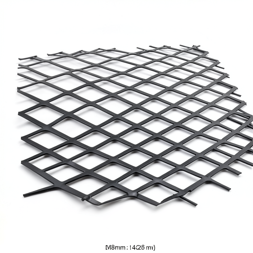 Hot Rolled Black Steel Expanded Metal Mesh Thickness 4.8 mm Width 1.22 M Length 5 M