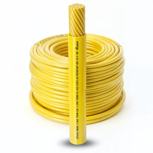 لفة سلك امريكي AWM نحاس مجدول 600 فولت 2/0 AWG معزول PVC لون أصفر 500 قدم | شركة الفنار