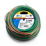 Stranded Copper AWM American Wire 600V 8 AWG PVC Insulation Green 500ft | Al Fanar