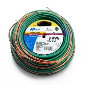 Stranded Copper AWM American Wire 600V 8 AWG PVC Insulation Green 500ft | Al Fanar