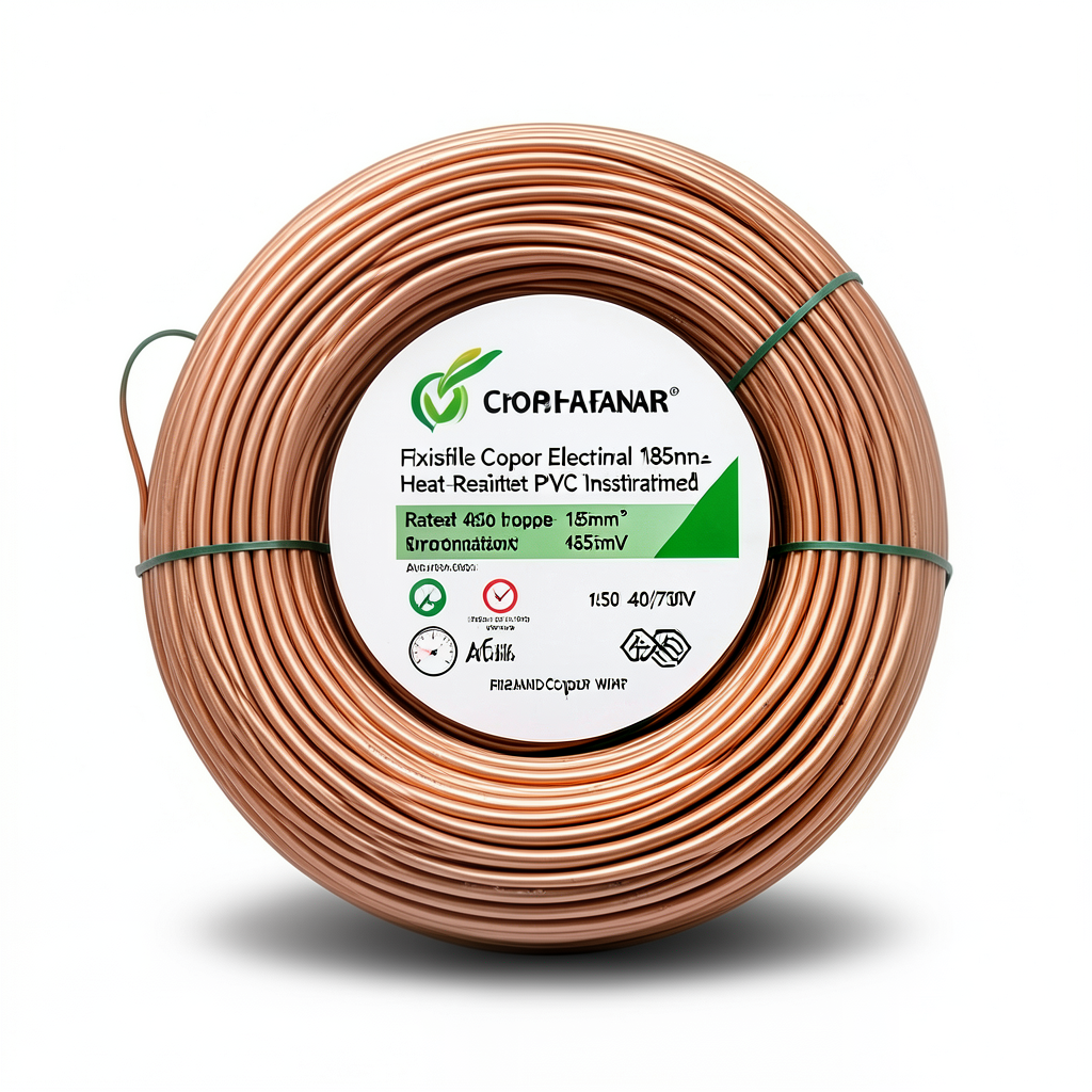 Flexible Copper Electrical Wire 185mm2 Heat Resistant PVC Insulated, 450/750V | Al Fanar