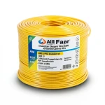 Stranded Copper AWM American Electrical Wire 600V 3 AWG PVC Insulation Yellow 500ft Coil | Al Fanar