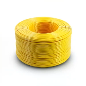 لفة سلك امريكي AWM نحاس مجدول 600 فولت 2 AWG معزول PVC لون أصفر 500 قدم | شركة الفنار