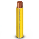 120mm² Copper Flexible Electric Wire 450/750V PVC Insulation 1.6mm Thickness, Yellow | Al Fanar