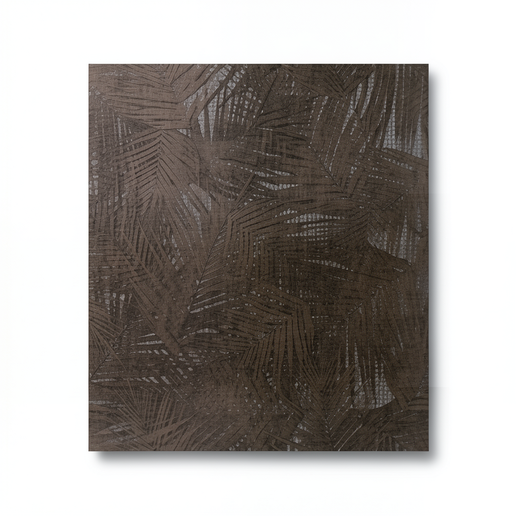 Italian Wallpaper 10m x 0.73m Dark Brown, Model 44862