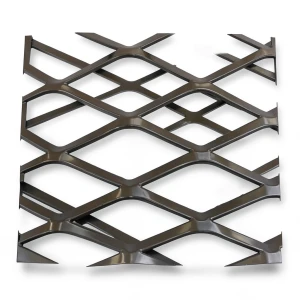 Hot Rolled Black Steel Expanded Metal Mesh Thickness 5.8 mm Width 1.22 m Length 5 m