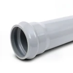 UPVC Pipe Class 3 Outside Diameter 500 mm Thickness 14.6 mm Gray Color
