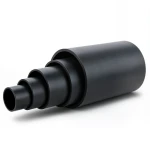 مواسير بلاستيك HDPE ضغط 4 بار PE 80 قطر خارجي 280 مم SDR 33 لون أسود