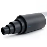 مواسير HDPE ضغط 4 بار PE 100 قطر خارجي 355 مم SDR 33 لون أسود
