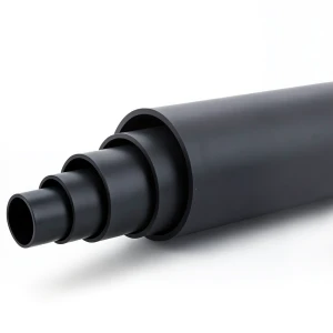 HDPE Pipe Nominal Pressure 4 Bar PE 80 OD 400 mm SDR 33 Black
