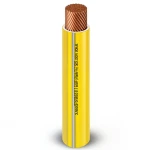 120mm² Copper Flexible Electric Wire 450/750V PVC Insulation 1.6mm Thickness, Yellow | Al Fanar