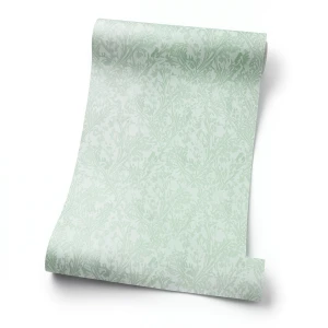 Dutch Patterned Wallpaper Size 10m x 0.53m, Light Green Color