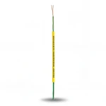 4mm Yellow/Green Single Wire 450/750V, Flexible Copper Conductor PVC Insulated | Al Fanar