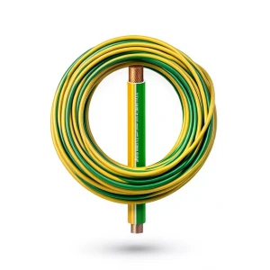 25sq mm Yellow/Green Single Wire 450/750V Flexible Copper PVC Insulated | Al Fanar