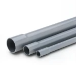 UPVC Pipe Nominal Pressure 4 Bar Size 250 mm Thickness 4.9 mm Gray Color