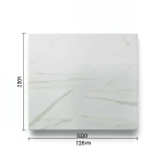 بورسلان أرضيات 120x280x0.6 سم لون طبيعي، موديل أثينا