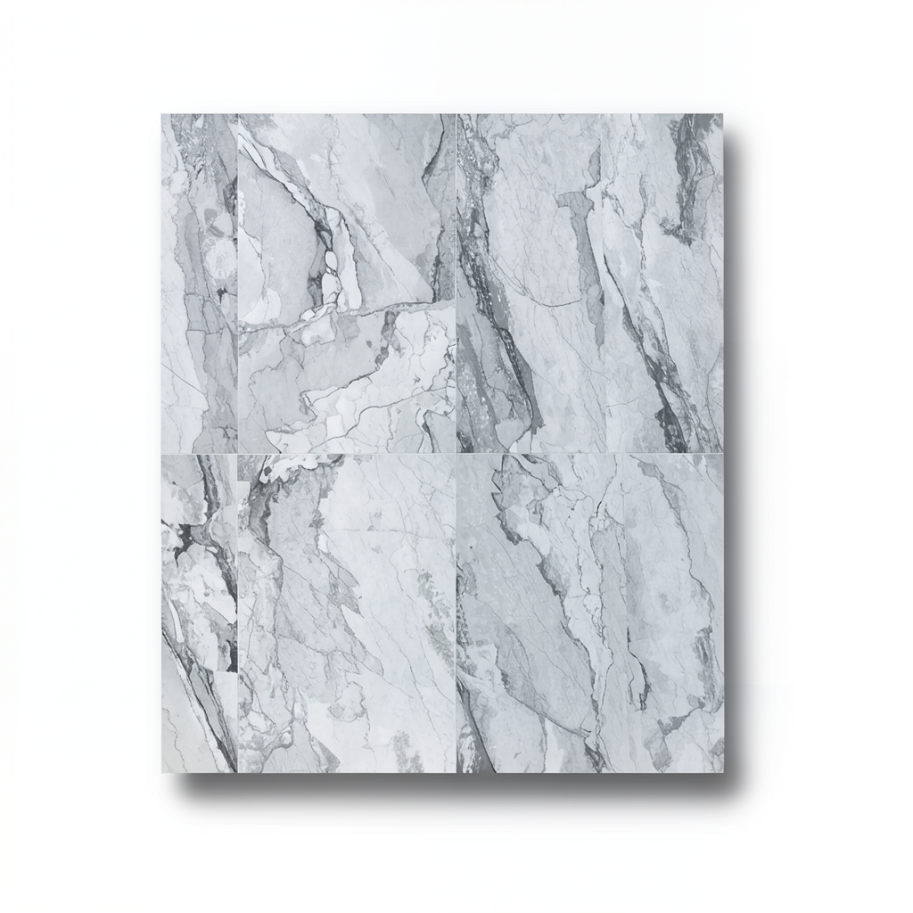 Floor Porcelain Tiles Size 120x60 cm, Grey Color, Breccia Model